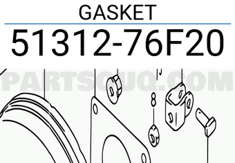 Suzuki 5131276F20 GASKET