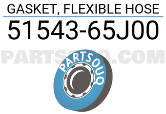 Suzuki 5154365J00 GASKET, FLEXIBLE HOSE