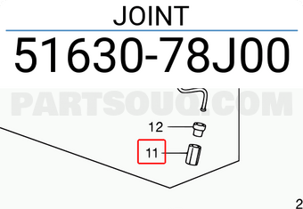 Suzuki 5163078J00 JOINT