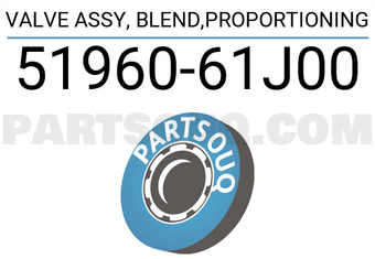 Suzuki 5196061J00 VALVE ASSY, BLEND,PROPORTIONING