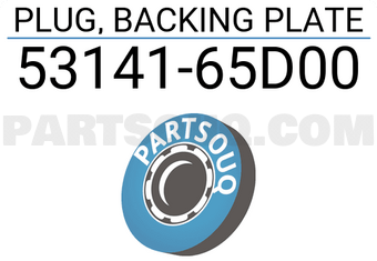 Suzuki 5314165D00 PLUG, BACKING PLATE