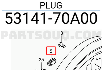 Suzuki 5314170A00 PLUG