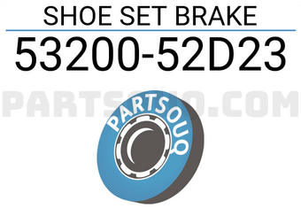 Suzuki 5320052D23 SHOE SET BRAKE
