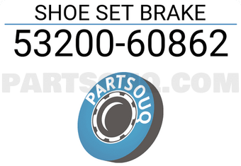 Suzuki 5320060862 SHOE SET BRAKE