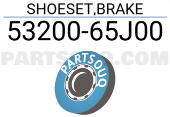 Suzuki 5320065J00 SHOESET,BRAKE