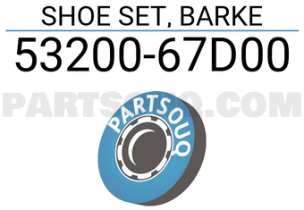 Suzuki 5320067D00 SHOE SET, BARKE