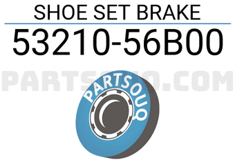 Suzuki 5321056B00 SHOE SET BRAKE