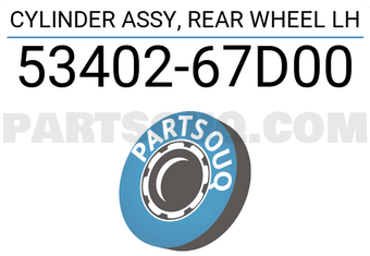 Suzuki 5340267D00 CYLINDER ASSY, REAR WHEEL LH