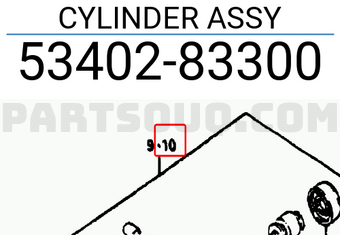 Suzuki 5340283300 CYLINDER ASSY