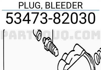 Suzuki 5347382030 PLUG, BLEEDER