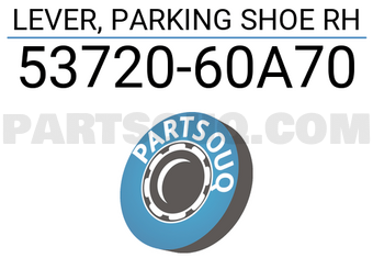 Suzuki 5372060A70 LEVER, PARKING SHOE RH