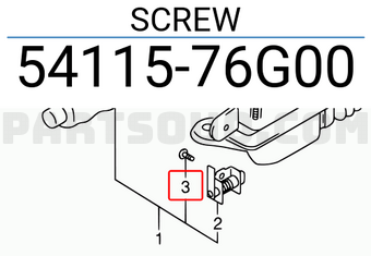 Suzuki 5411576G00 SCREW