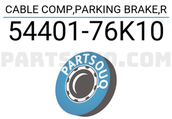 Suzuki 5440176K10 CABLE COMP,PARKING BRAKE,R