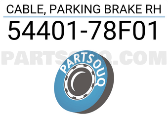 Suzuki 5440178F01 CABLE, PARKING BRAKE RH