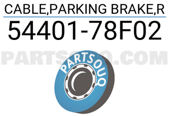 Suzuki 5440178F02 CABLE,PARKING BRAKE,R