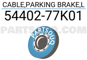 Suzuki 5440277K01 CABLE,PARKING BRAKE,L