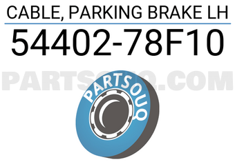 Suzuki 5440278F10 CABLE, PARKING BRAKE LH