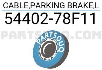 Suzuki 5440278F11 CABLE,PARKING BRAKE,L