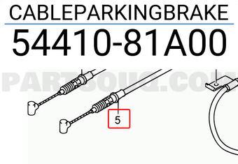 Suzuki 5441081A00 CABLEPARKINGBRAKE