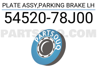 Suzuki 5452078J00 PLATE ASSY,PARKING BRAKE LH