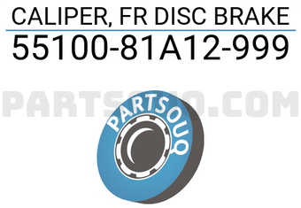 Suzuki 5510081A12999 CALIPER, FR DISC BRAKE