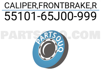 Suzuki 5510165J00999 CALIPER,FRONTBRAKE,R
