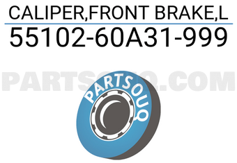 Suzuki 5510260A31999 CALIPER,FRONT BRAKE,L
