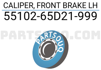 Suzuki 5510265D21999 CALIPER, FRONT BRAKE LH