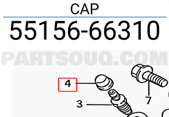 Suzuki 5515666310 CAP