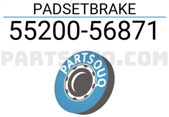 Suzuki 5520056871 PADSETBRAKE