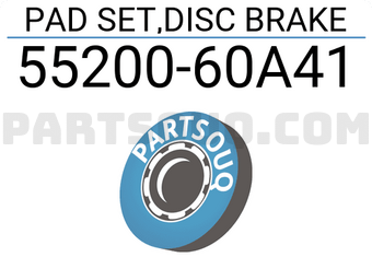 Suzuki 5520060A41 PAD SET,DISC BRAKE