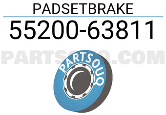 Suzuki 5520063811 PADSETBRAKE