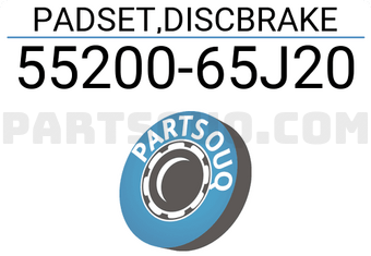 Suzuki 5520065J20 PADSET,DISCBRAKE