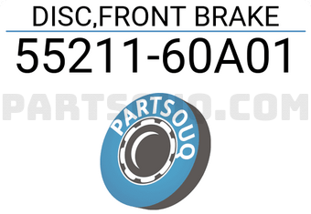 Suzuki 5521160A01 DISC,FRONT BRAKE