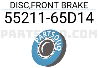 Suzuki 5521165D14 DISC,FRONT BRAKE
