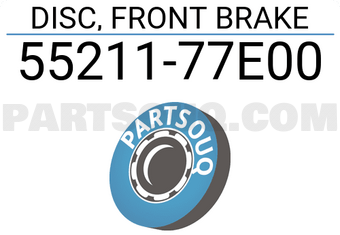 Suzuki 5521177E00 DISC, FRONT BRAKE