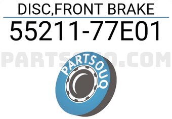 Suzuki 5521177E01 DISC,FRONT BRAKE