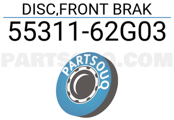 Suzuki 5531162G03 DISC,FRONT BRAK