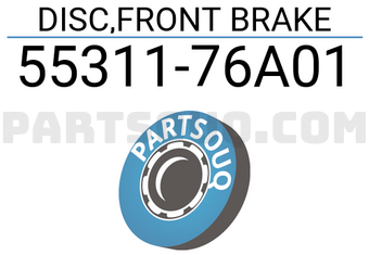 Suzuki 5531176A01 DISC,FRONT BRAKE