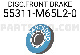Suzuki 55311M65L20 DISC,FRONT BRAKE