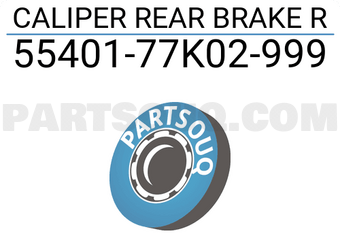 Suzuki 5540177K02999 CALIPER REAR BRAKE R