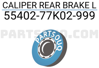 Suzuki 5540277K02999 CALIPER REAR BRAKE L