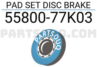 Suzuki 5580077K03 PAD SET DISC BRAKE