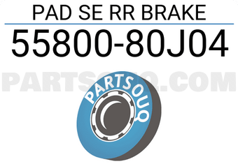 Suzuki 5580080J04 PAD SE RR BRAKE