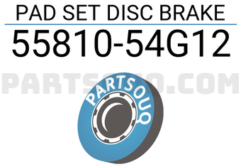 Suzuki 5581054G12 PAD SET DISC BRAKE