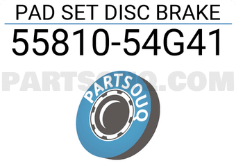 Suzuki 5581054G41 PAD SET DISC BRAKE