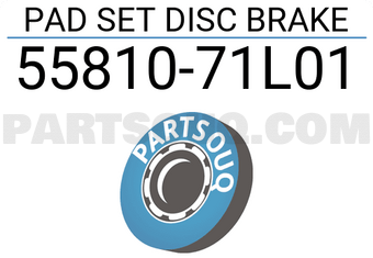 Suzuki 5581071L01 PAD SET DISC BRAKE