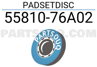 Suzuki 5581076A02 PADSETDISC