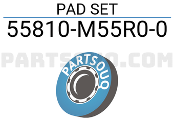 Suzuki 55810M55R00 PAD SET