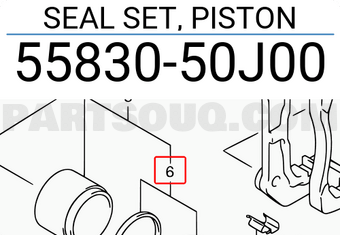 Suzuki 5583050J00 SEAL SET, PISTON